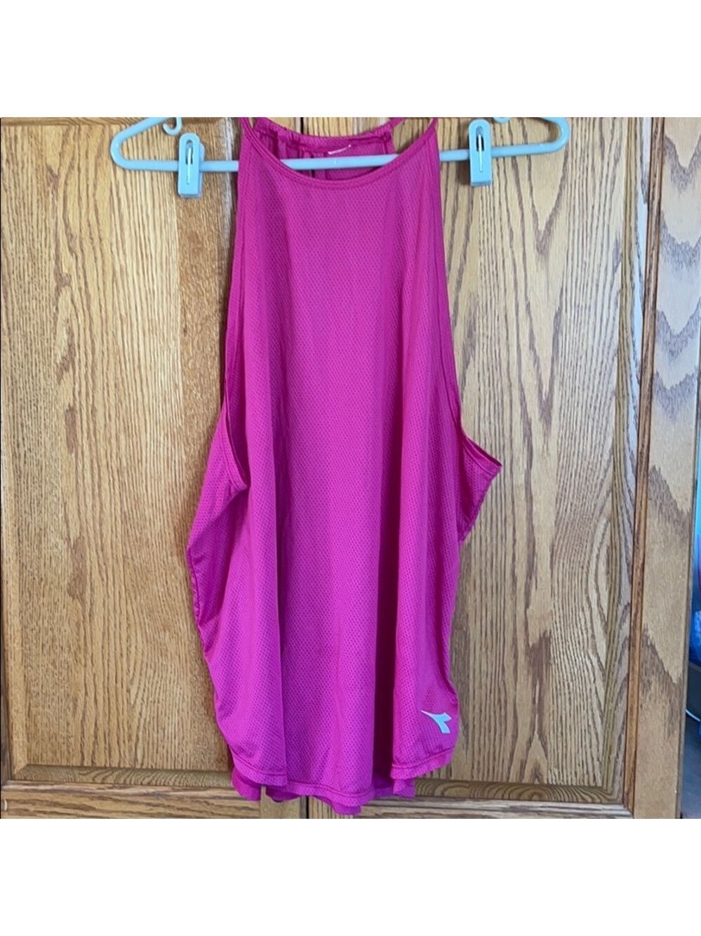 Mesh tank top.